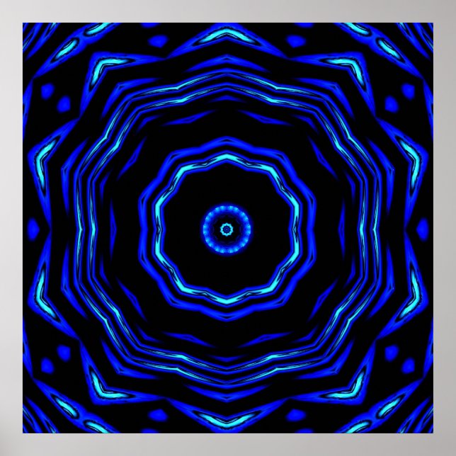 Affiches Yeux bleus (Devant)