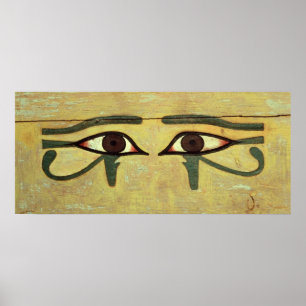 Affiches Yeux d'Udjat sur un cercueil, royaume moyen
