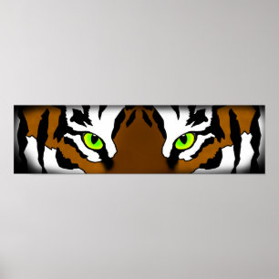 Affiches Yeux tigres (petits)