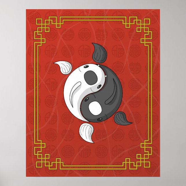 Affiches Yin et Yang l'affiche de Koi (Devant)