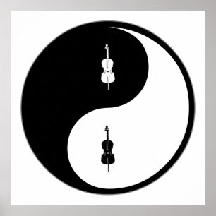 Affiches Yin Yang Cello