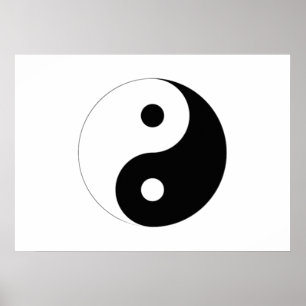 Affiches Yin-Yang Symbol