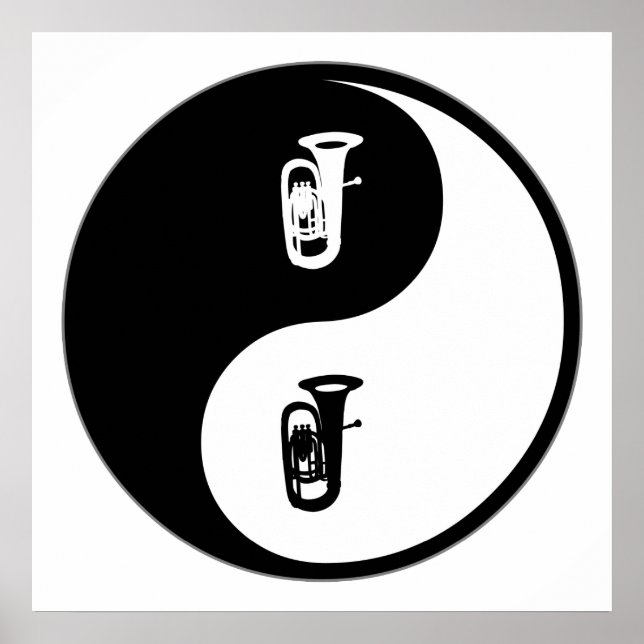 Affiches Yin Yang Tuba (Devant)