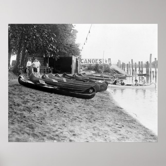 Affiches Yocum Canoe House : 1932 (Devant)