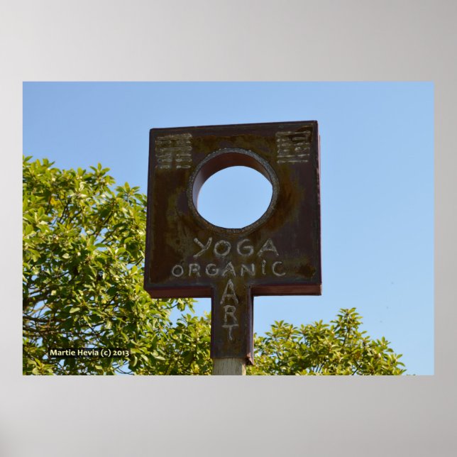 Affiches Yoga et art biologique (Devant)