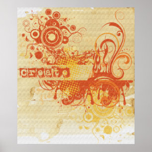 Affiches Yoga Speak : Orange Creative Chakra