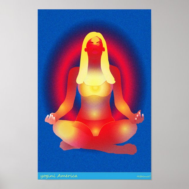 Affiches yogini Amérique (Devant)