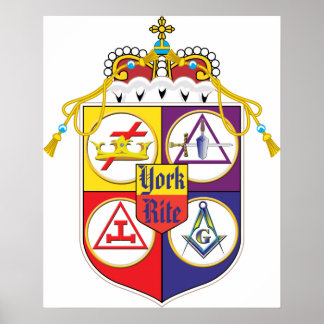 Affiches York Rite Shield