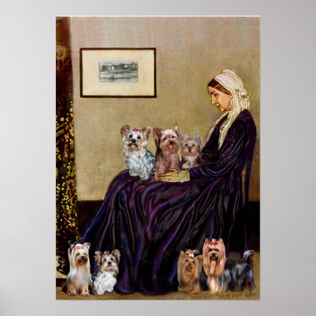 Affiches Yorkshire Terriers (7) - Whistlers Mother (Devant)