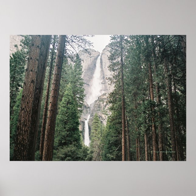 Affiches Yosemite Falls Imprimer (Devant)