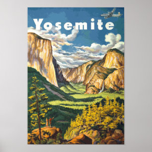 Affiches Yosemite Travel Art (Vector)