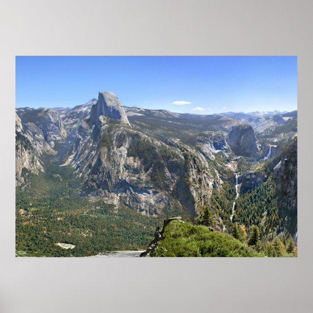 Affiches Yosemite Valley Panorama - Yosemite (Devant)