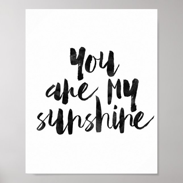 Affiches You Are My Sunshine (Devant)