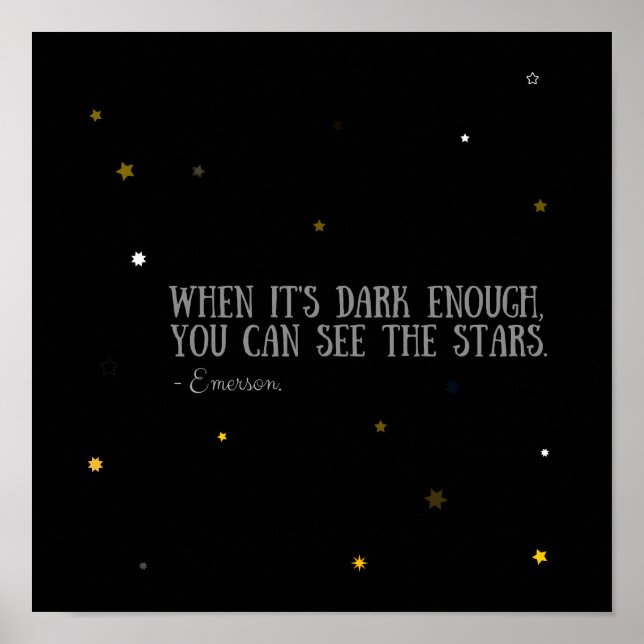 Affiches You can see the stars Emerson (Devant)