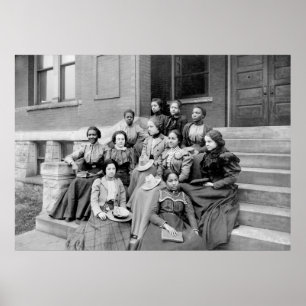 Affiches Young Ladies at Fisk, années 1890