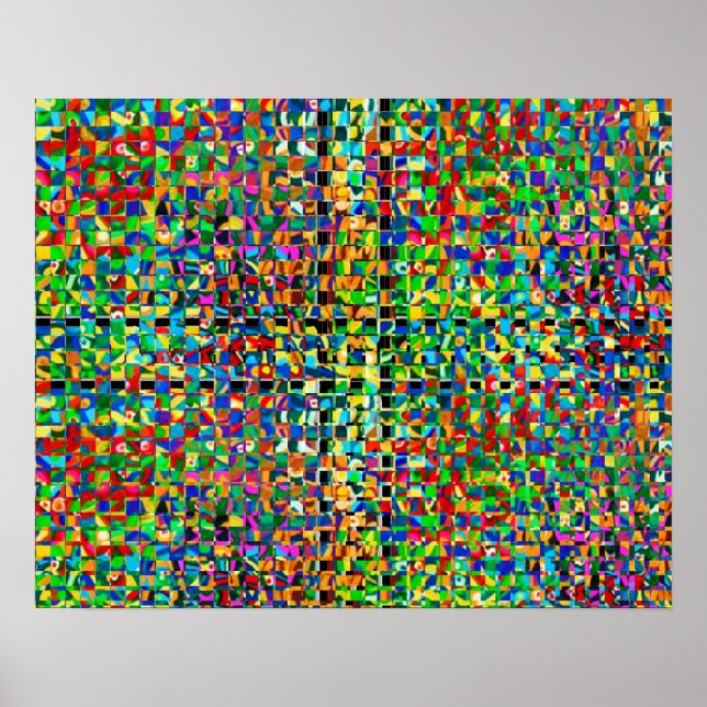 Affiches Zazzling Rain Forest Pattern (Devant)