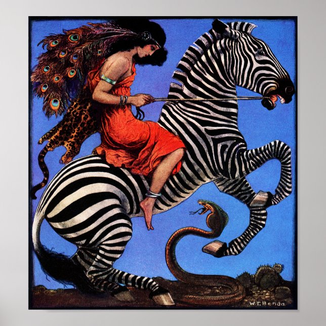 Affiches Zebra Rider (Devant)