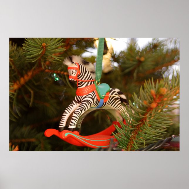 Affiches Zebra Rocking Horse (Devant)