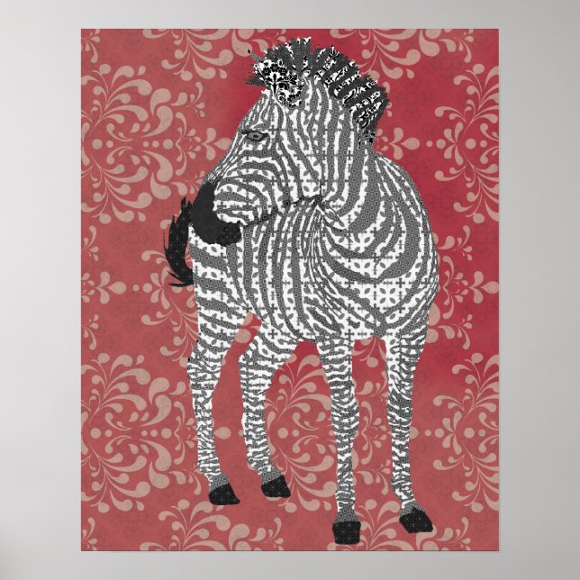 Affiches Zenya Black & White Art (Devant)