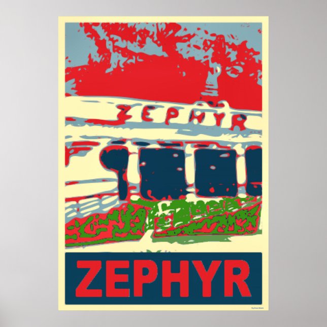 Affiches Zephyr Rollercoaster Pontchartrain Beach (Devant)