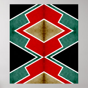 Affiches Zig Zag Angles 4