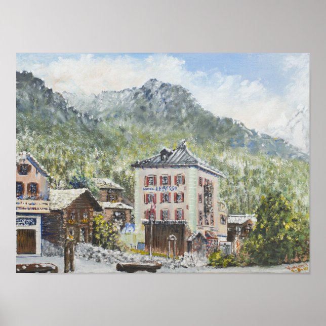 Affiches Zinal Switzerland. 2007 (Devant)