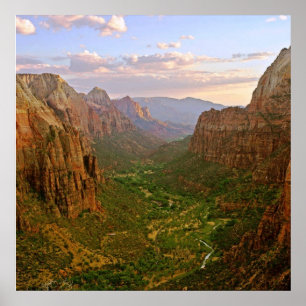 Affiches zion angels atterrissant à l'affiche de l'aube DE 