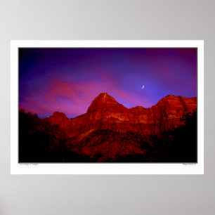 Affiches Zion Ridge at Twilight - Parc national Zion, Utah
