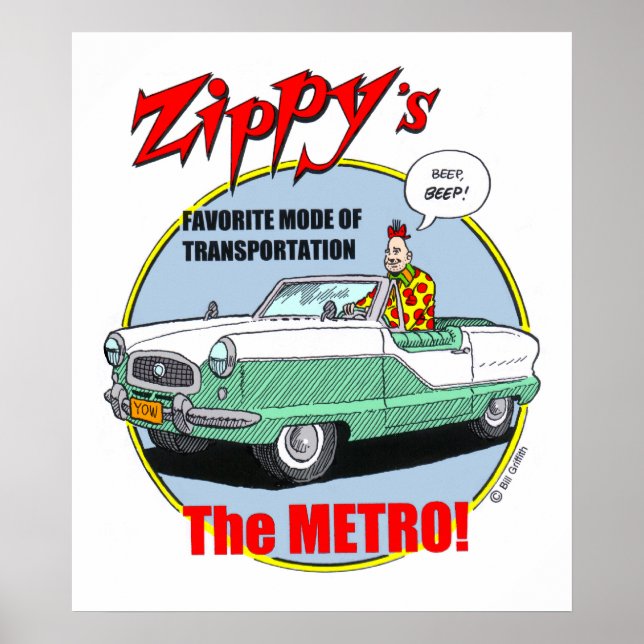 Affiches Zippy's Metro (Devant)