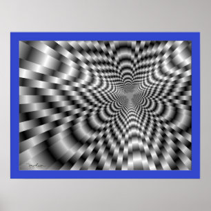 Affiches Zone de pente glissante