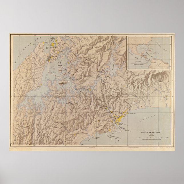 Affiches Zone et environs du canal (Devant)