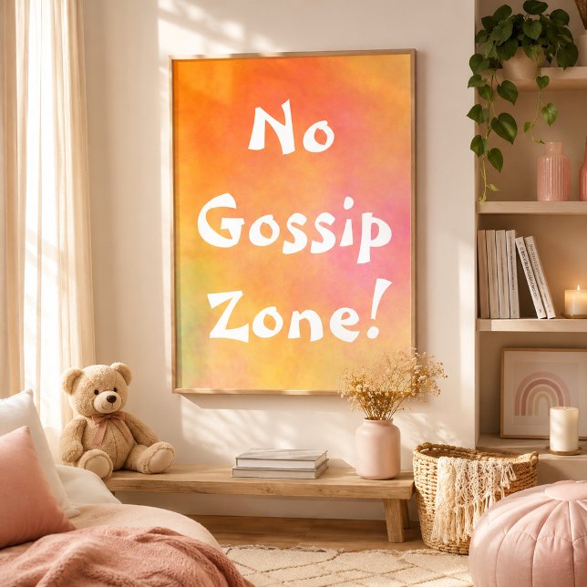 Affiches Zone Orange Sans Potins (Créateur téléchargé)