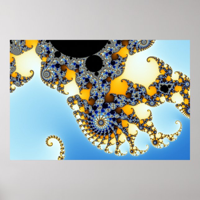 Affiches Zoom de Mandelbrot D03 (Devant)