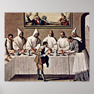 Affiches Zurbaran de Francisco - St Hugo de Grenoble