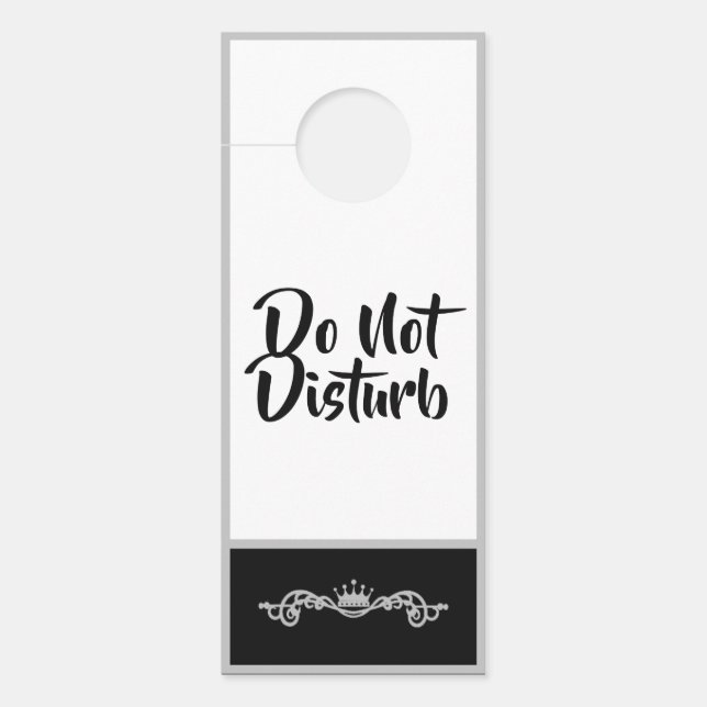 Affichette de porte (Devant)