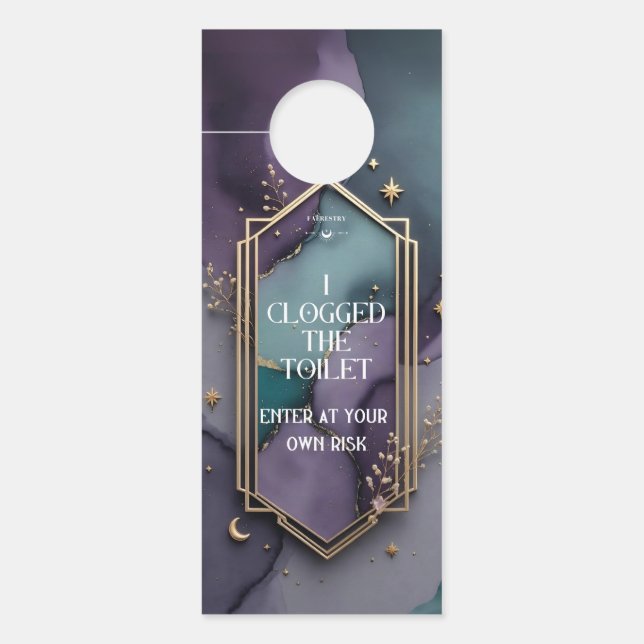Affichette de porte (Devant)