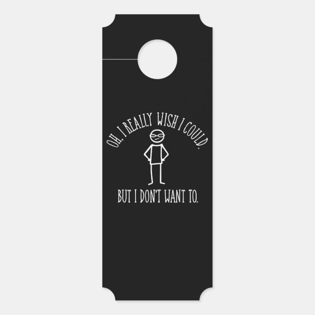 Affichette de porte (Devant)