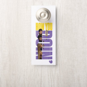 Affichette De Porte AMIS™   Comment tu fais ?