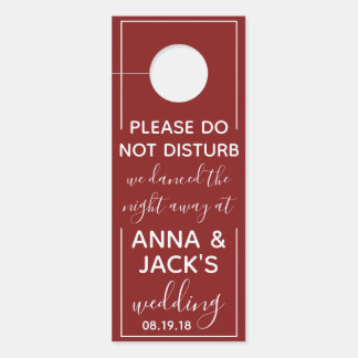 Affichette De Porte Balise de bienvenue réversible et Mariage de la Bo