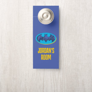 Affichette De Porte Batman Symbole de la ville de Gotham