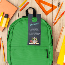 Bénédiction des sacs à dos Prière de l'église Owl