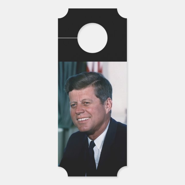 Affichette De Porte Bureau ovale du président John F. Kennedy (Devant)