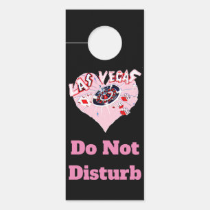 Affichette De Porte Casino Las Vegas Pink Heart