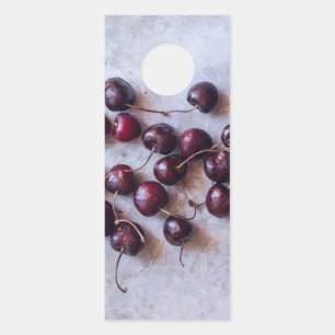 Affichette De Porte Cerises