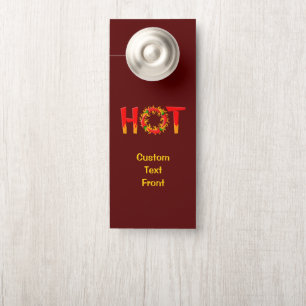 AFFICHETTE DE PORTE CHAUD