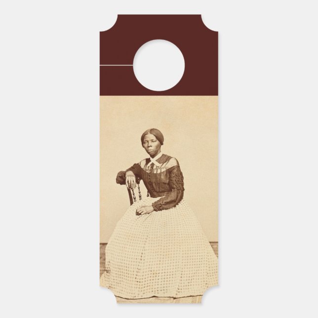 Affichette De Porte Chemin de fer abolitionniste Harriet Tubman (Devant)