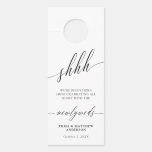 Affichette De Porte Chh Calligraphie Délicate Ne Dérangent Pas Le Mari