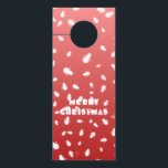 Affichette De Porte Christmas Snowman<br><div class="desc">Joyeux Noël !</div>