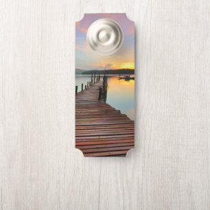 Affichette De Porte Ciel d'eau de nature Animal Nager Destinée du Dest