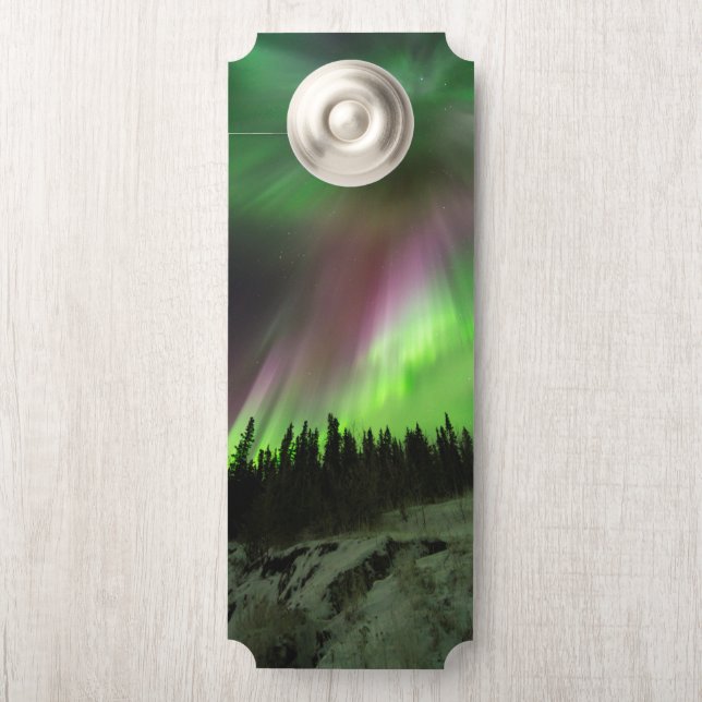Affichette De Porte Couronne Aurore (Sur le bouton)
